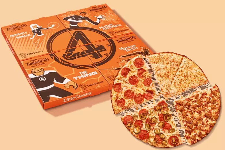 Little Caesars Fantastic Four-N-One with box