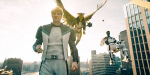 Guy Gardner, Hawkgirl, and Mr. Terrific from Superman (2025)