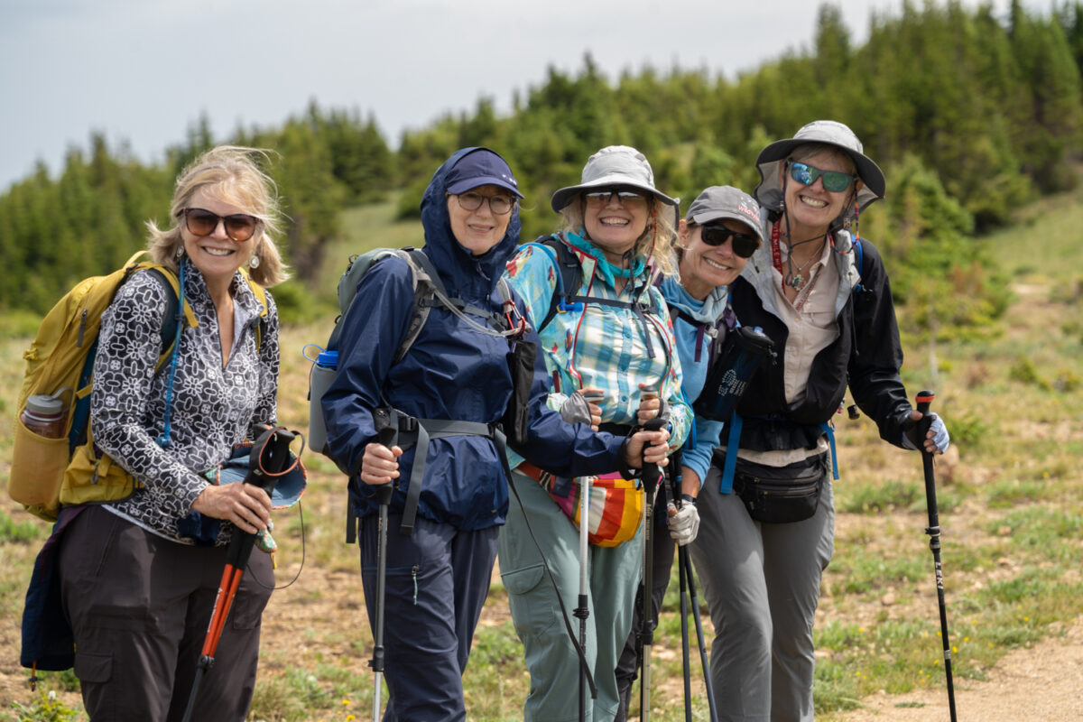 Womens hiking tour