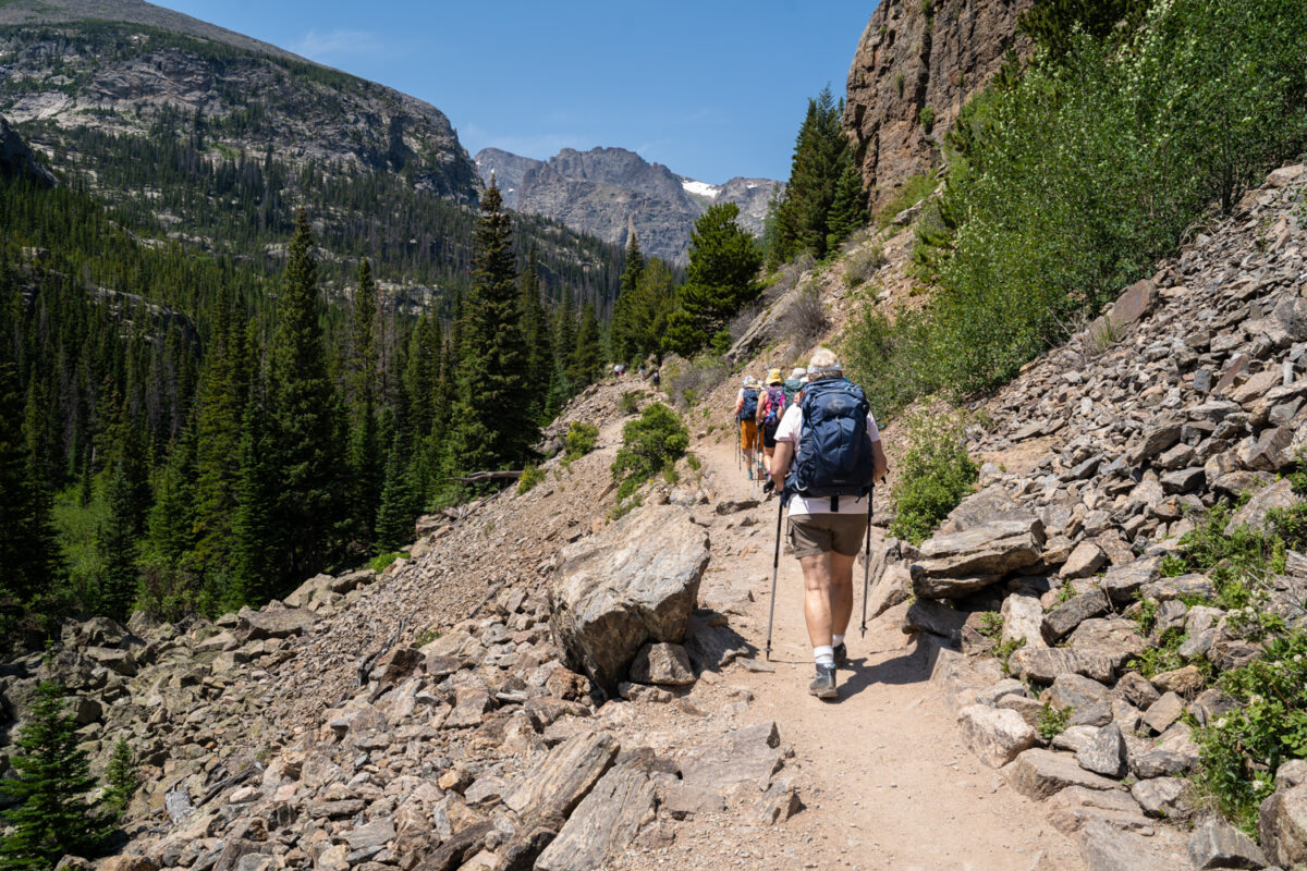 Mills Lake Hike rocky mountain national Park