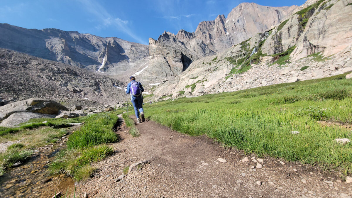 Chasm lake hike rocky mountain national park