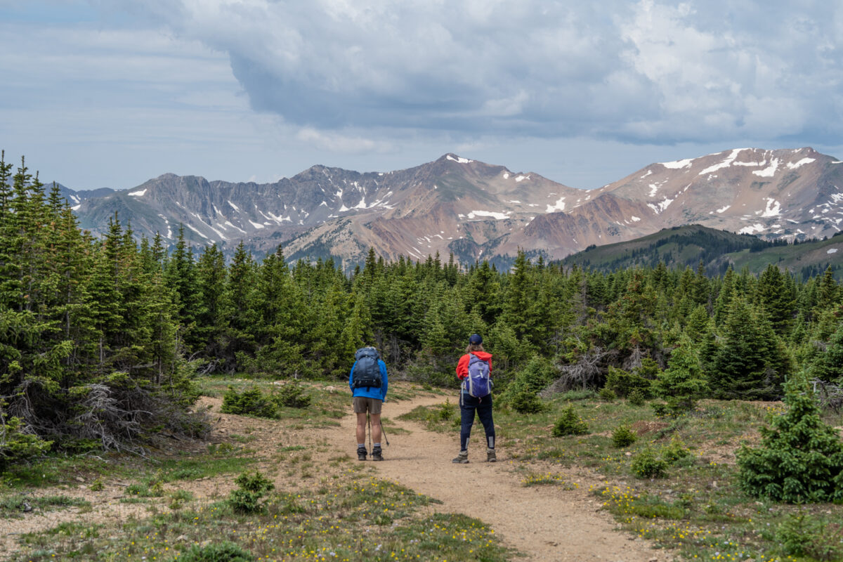 Ute trail hike rocky mountain national park