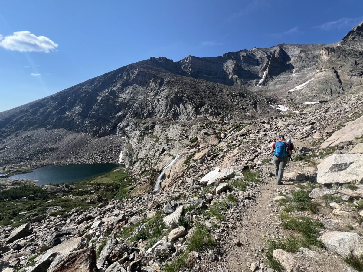 Chasm lake hike rocky mountain national park