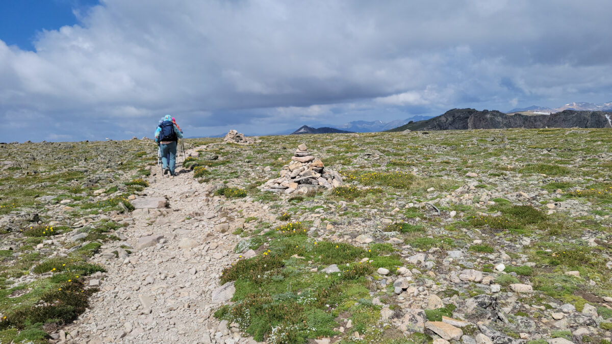 Flattop mountain hike rocky mountain national park