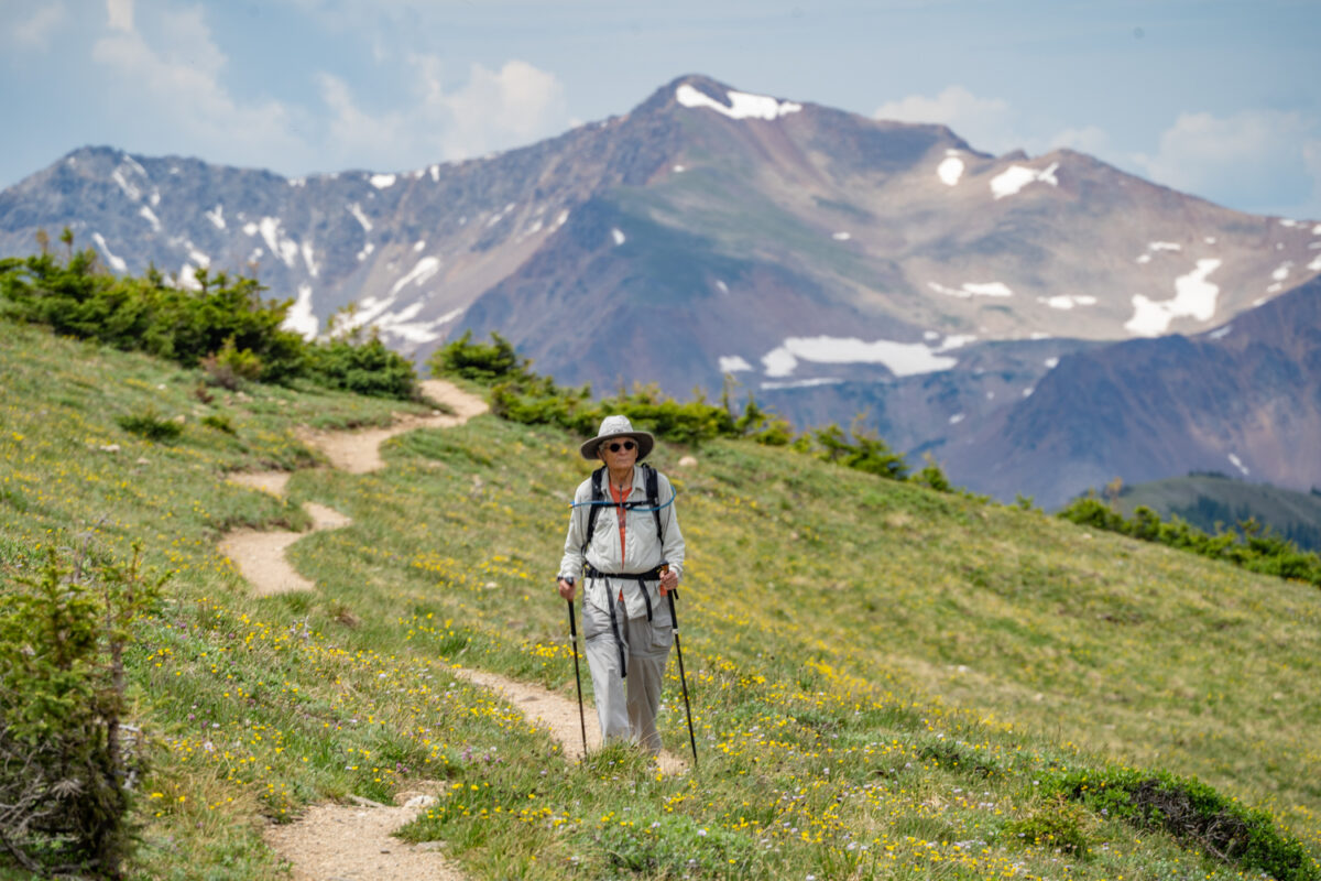 Ute trail hike rocky mountain national park